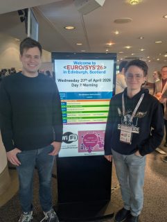 Zum Artikel "Attending EuroSys 2026 in Edinburgh"